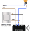 explication d'installation de l'interrupteur zwave fibaro universal dimmer 500w