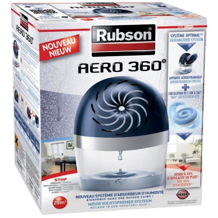 Déshumidificateur Rubson Pack de 2 - - Recharge Aero 360 Nature Experience  Source De Fraîcheur Lot De 4 Recharges