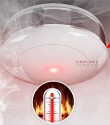 reglage de la température du fibaro smoke sensor