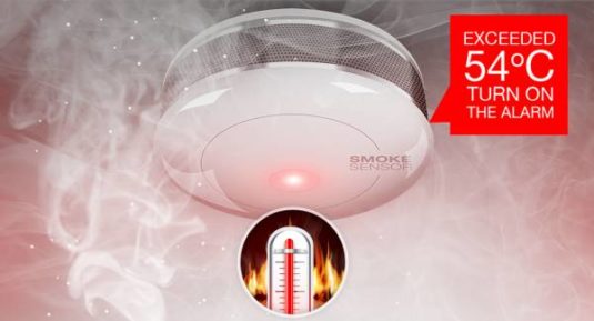 reglage de la température du fibaro smoke sensor