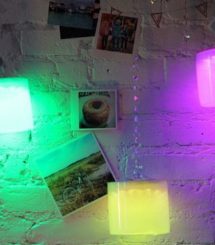 Lanterne solaire Luci Color avec 8 nuances de couleur