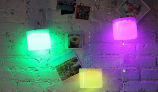 Lanterne solaire Luci Color avec 8 nuances de couleur