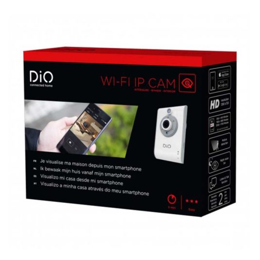 Caméra IP Chacon DIO ED-CA-02 dans son emballage