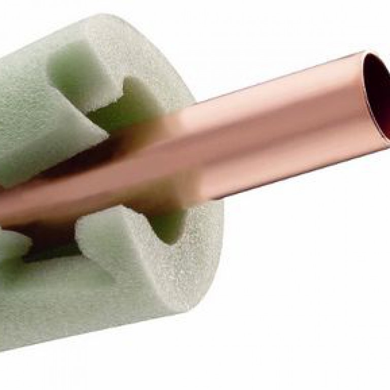 Lot De 6 Tubes D'isolation En Mousse Pour Tuyaux - Revêtement Feuille Aluminium, Longueur ~40 Cm - Pour Tuyaux Cuivre 15 Mm, Protection Gel - 2
