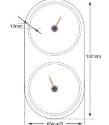 Metaltex - thermometre interieur bois