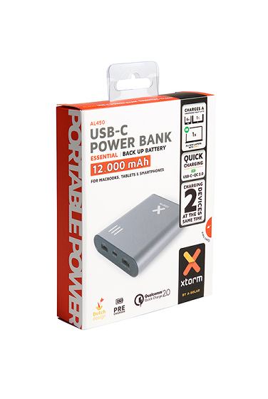 Power Bank Xtorm Essential USB-C dans son emballage
