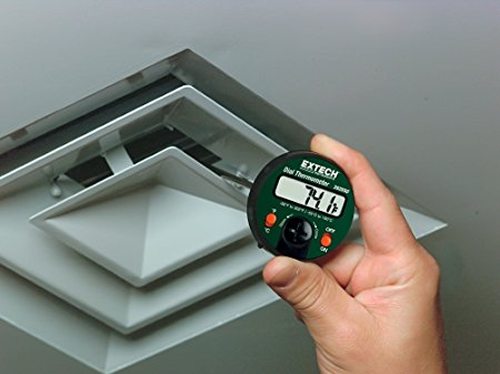 Thermomètre d'insertion Extech 392050 idéal pour capter la température dans un conduit d'aération