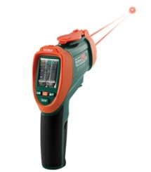 Thermomètre vidéo infrarouge Extech VIR50 avec double visée laser IR