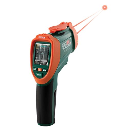 Thermomètre vidéo infrarouge Extech VIR50 avec double visée laser IR