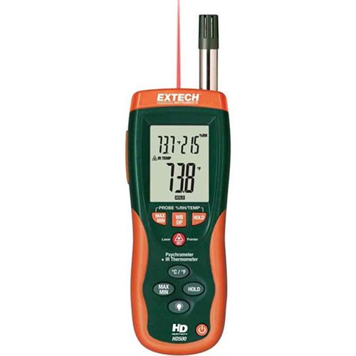 Thermo-hygromètre Extech HD500 avec thermomètre infrarouge