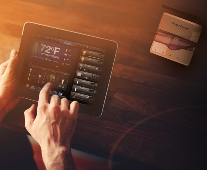 Fibaro Zwave application pour tablette mobile